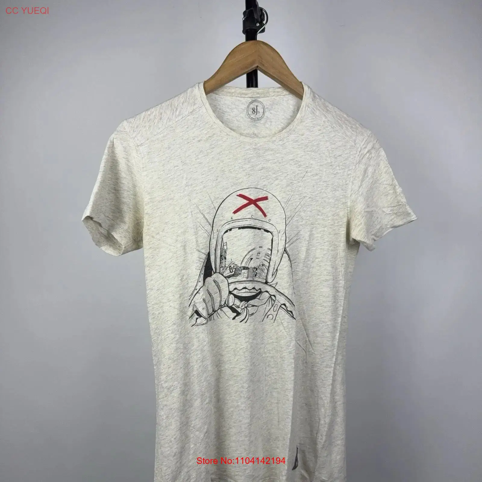 Men'S Fashion X - تي شيرت 8Js x Michel Vaillant