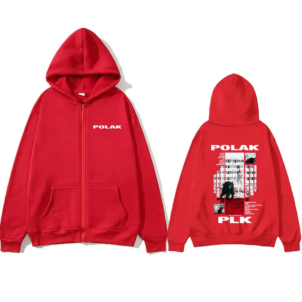 هودي بسحاب بطبعة رابر Plk Pola - مراجعة Mens Fashion Zip Up Hoodies وسعره