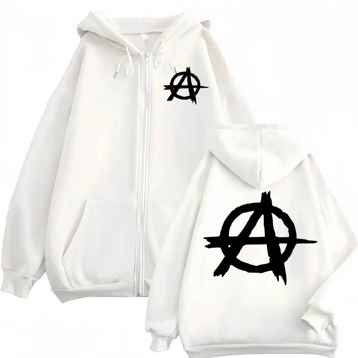 هوديز بسحاب بشعار مسلسل Sons o - مراجعة Mens Fashion Zip Up Hoodies وسعره