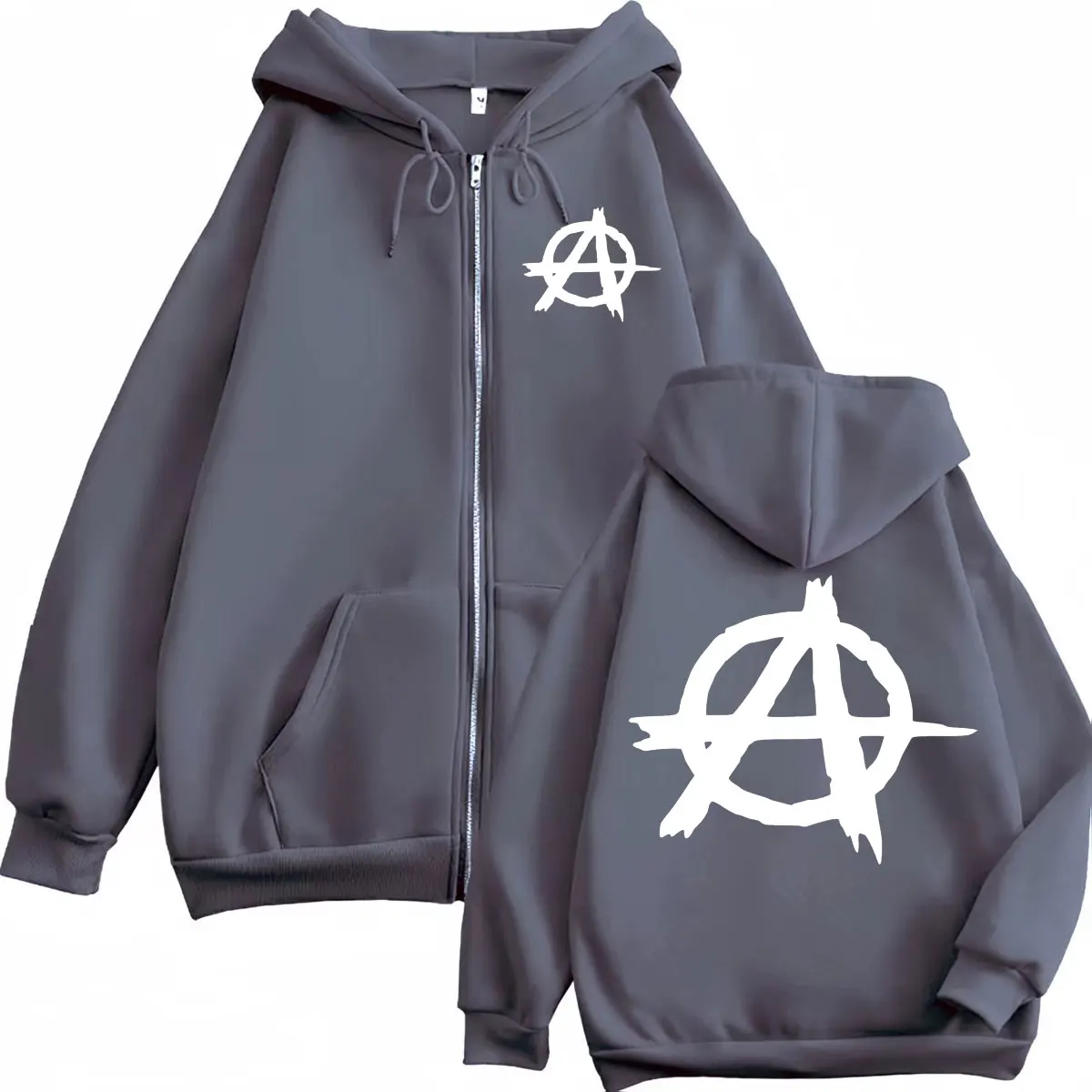 هوديز بسحاب بشعار مسلسل Sons o - مراجعة Mens Fashion Zip Up Hoodies وسعره