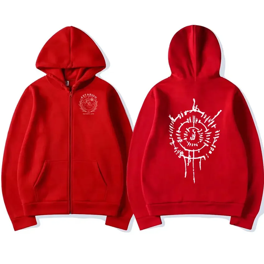 هودي بسحاب مطبوع بتصميم Astari - مراجعة Mens Fashion Zip Up Hoodies وسعره