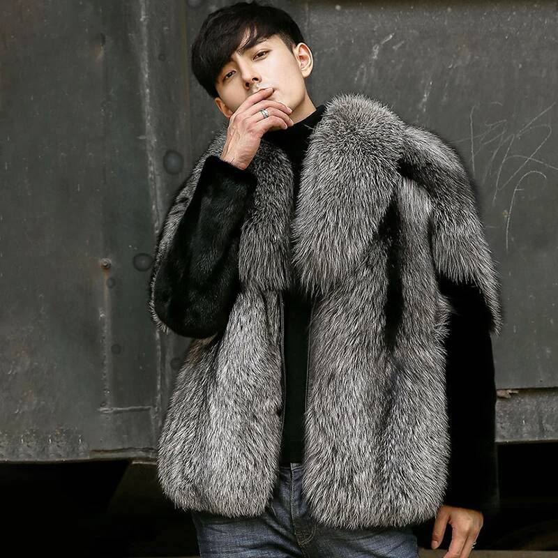 معطف رجالي خريفي من الفرو الصن - مراجعة Men'S Fashion X وسعره