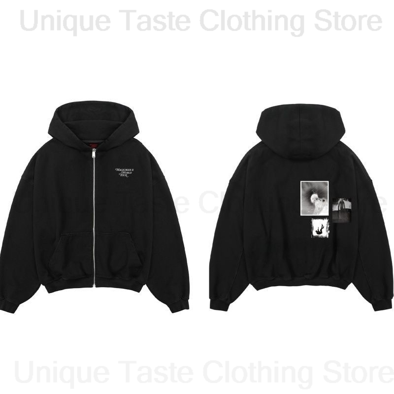 جاكسون وانغ ماجيكمان 2 نفس سست - مراجعة Mens Fashion Zip Up Hoodies وسعره