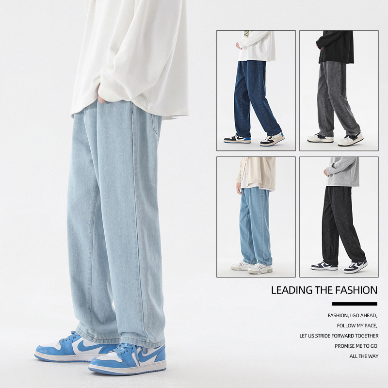 جديد لعام 2023 سراويل جينز عصر - مراجعة Men'S Fashion Grey Jeans وسعره