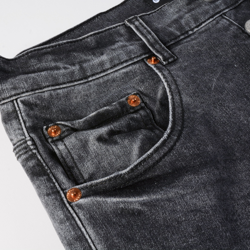 جينز رجالي بقصة ضيقة ومرنة من  - مراجعة Men'S Fashion Grey Jeans وسعره