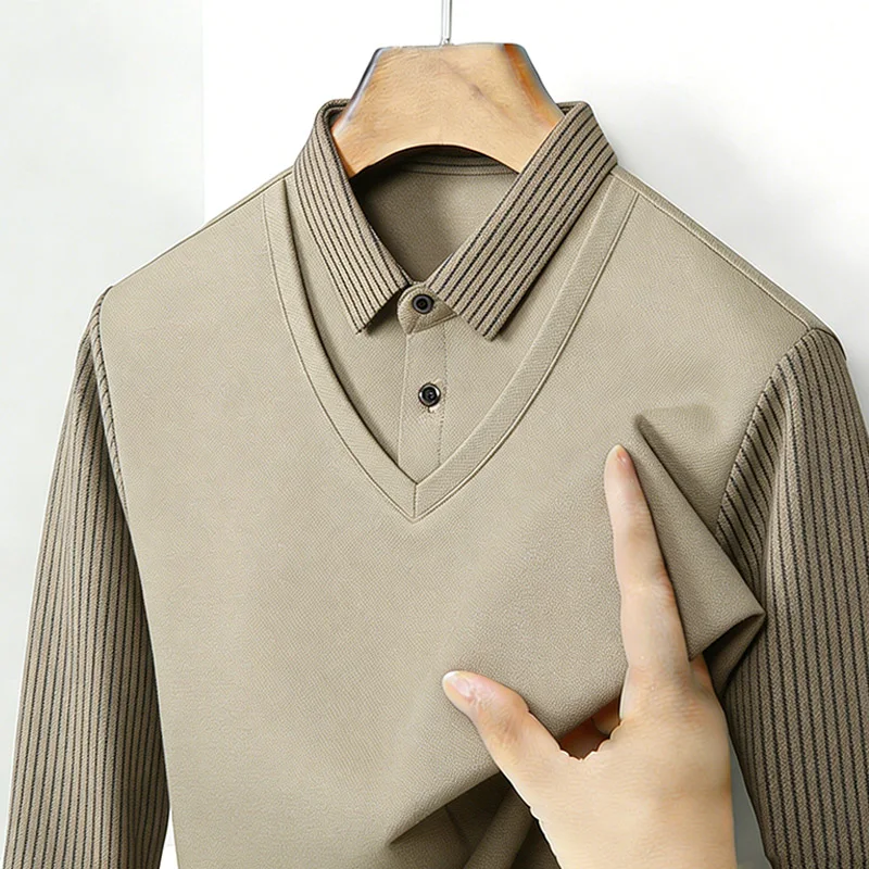 قميص رجالي بياقة مزدوجة وهمية، - مراجعة Mens Fashion Summer وسعره