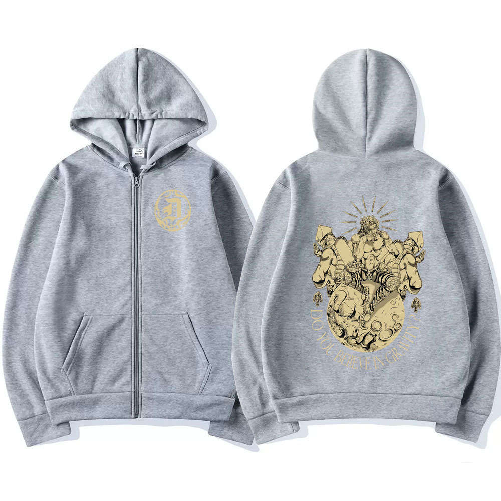 أنيمي جوجو غريب مغامرة سستة هو - مراجعة Mens Fashion Zip Up Hoodies وسعره