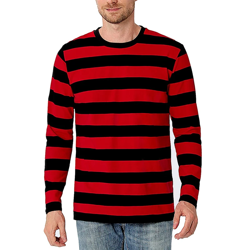 تي شيرت رجالي بأكمام طويلة بتص - مراجعة Mens Fashion Clothes وسعره