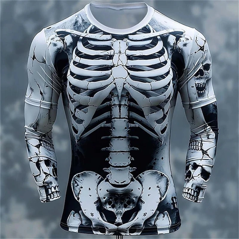 تيشيرتات رجالية بنقشة جمجمة ثل - مراجعة Men'S Fashion T Shirts وسعره