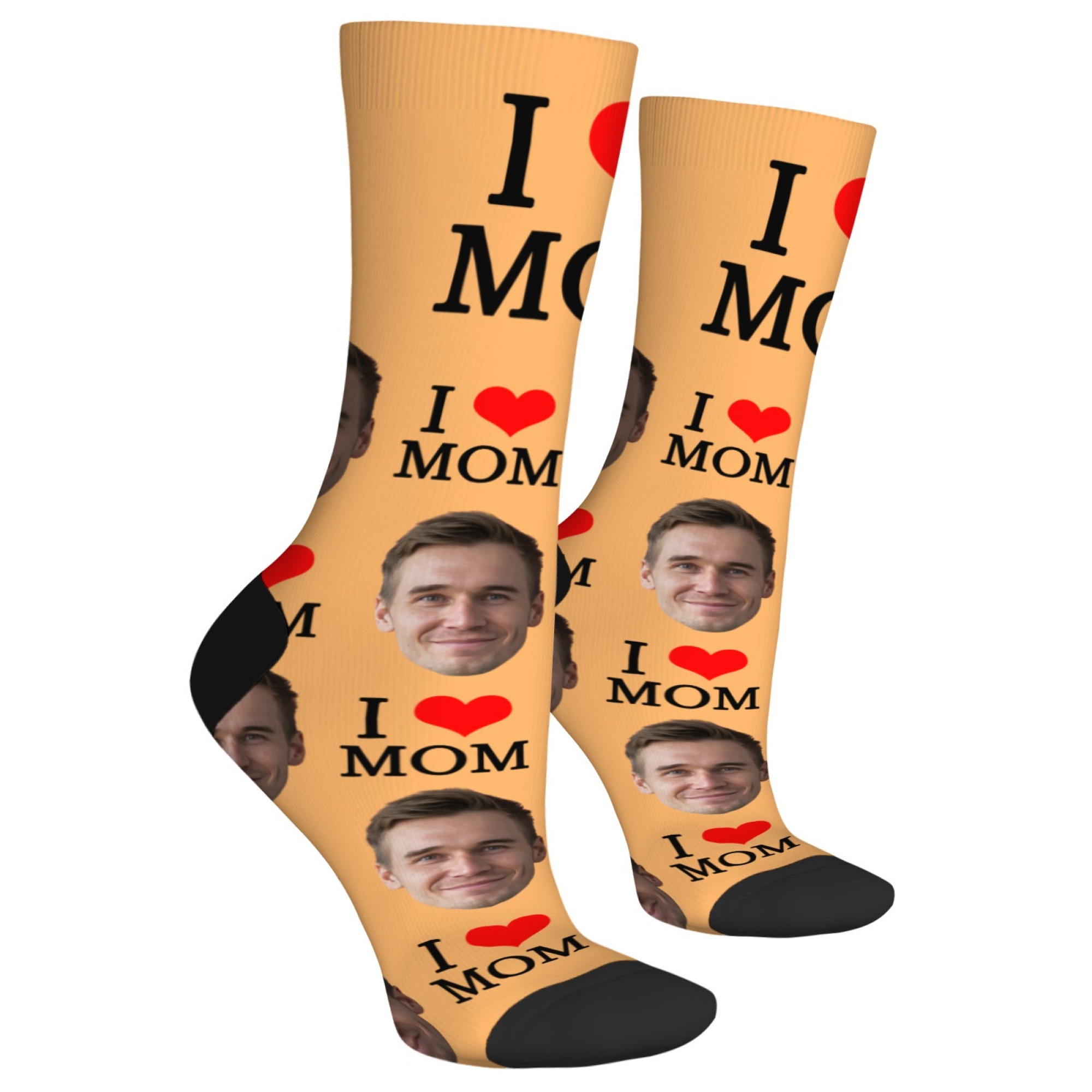 جوارب مخصصة بتصميم الوجه، هدية - مراجعة Socks Ankle Men وسعره