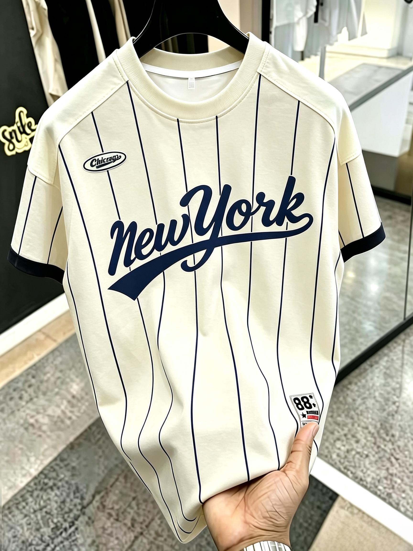 تي شيرت رجالي صيفي جديد وعصري، - مراجعة Men'S Fashion New York وسعره