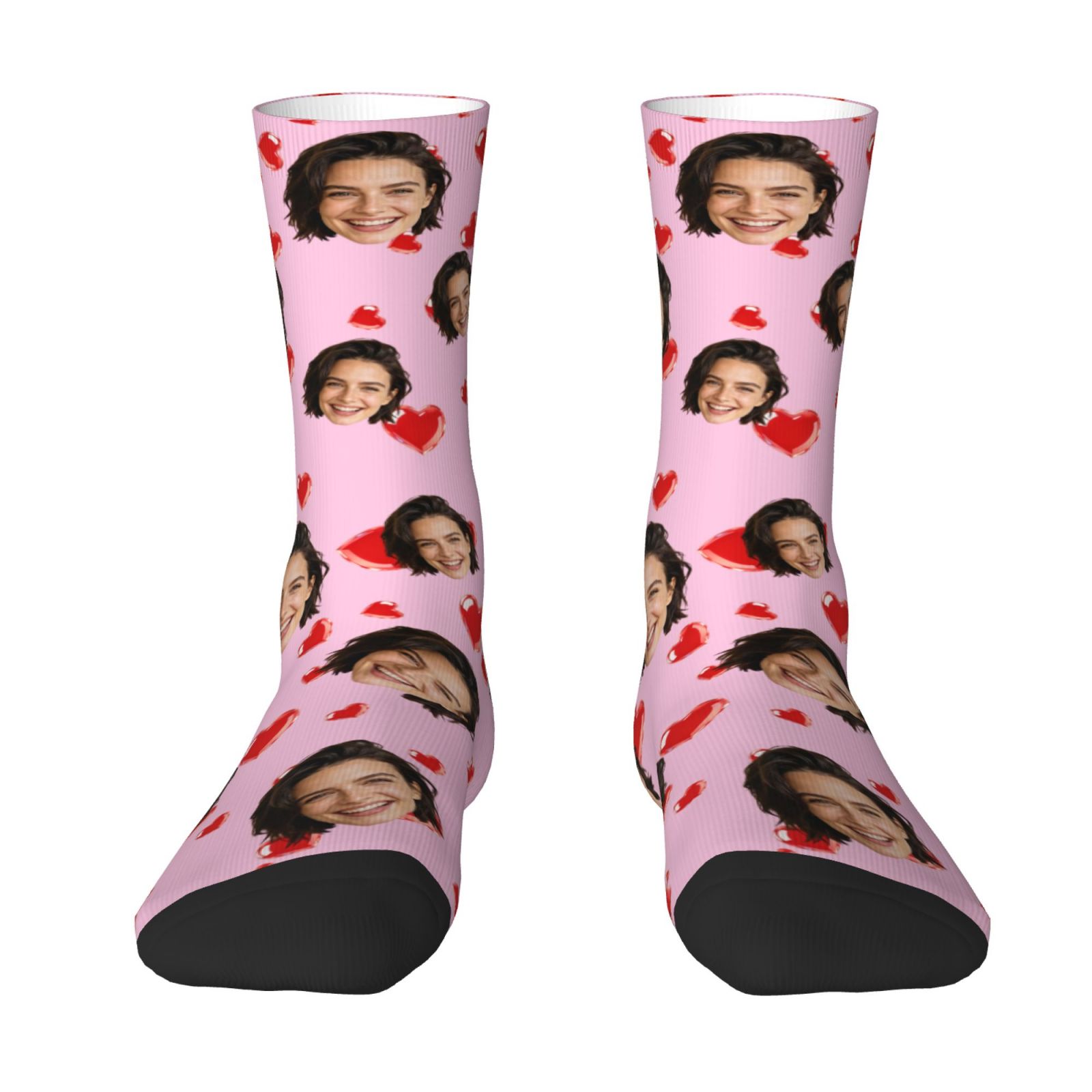 جوارب مخصصة بصورة الوجه، تصميم - مراجعة Socks Ankle Men وسعره