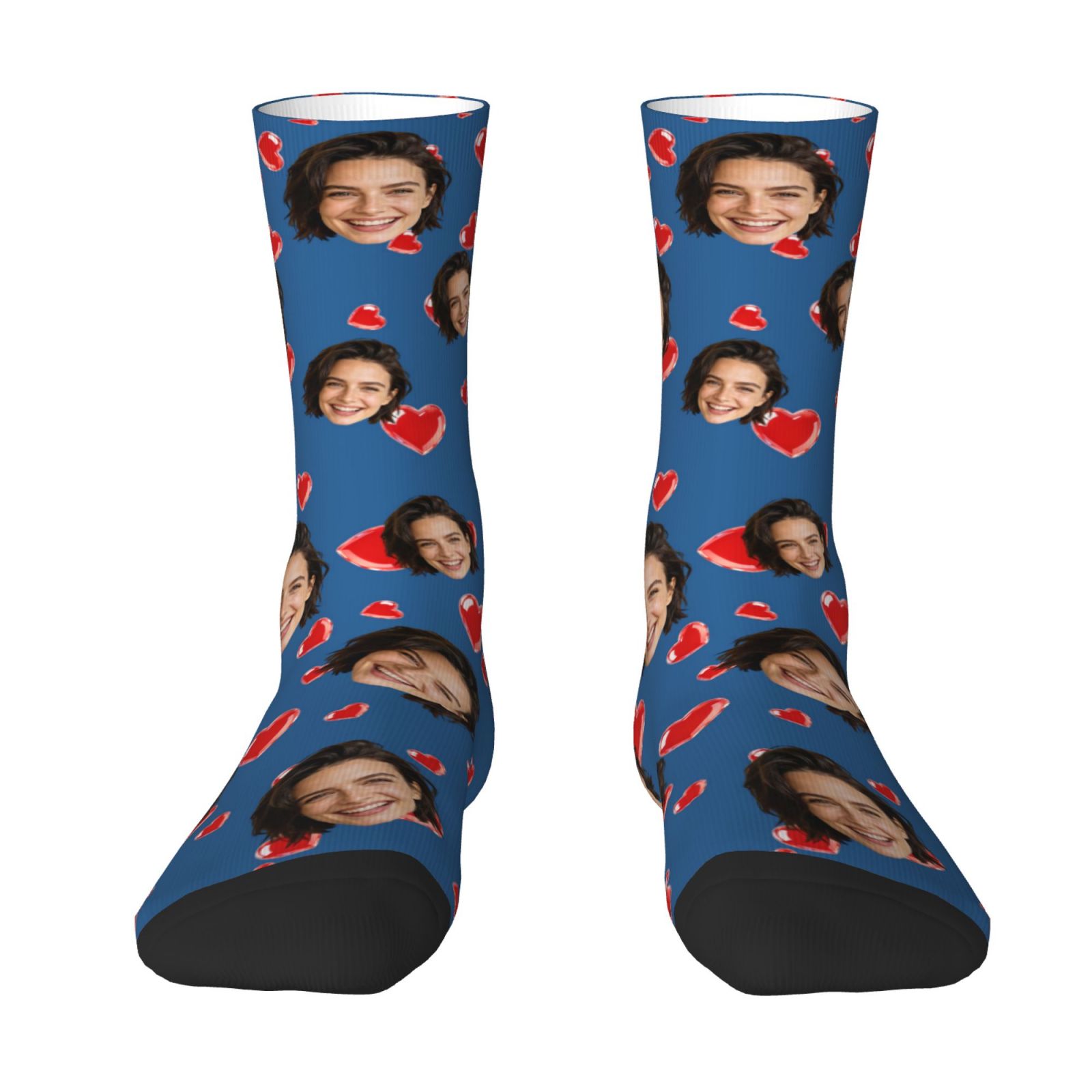 جوارب مخصصة بصورة الوجه، تصميم - مراجعة Socks Ankle Men وسعره