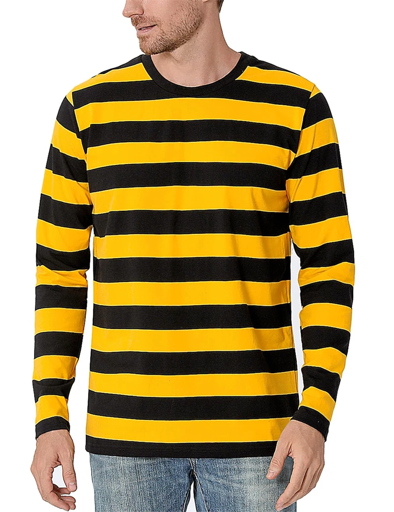 تي شيرت رجالي بأكمام طويلة بطب - مراجعة Men'S Fashion T Shirts وسعره