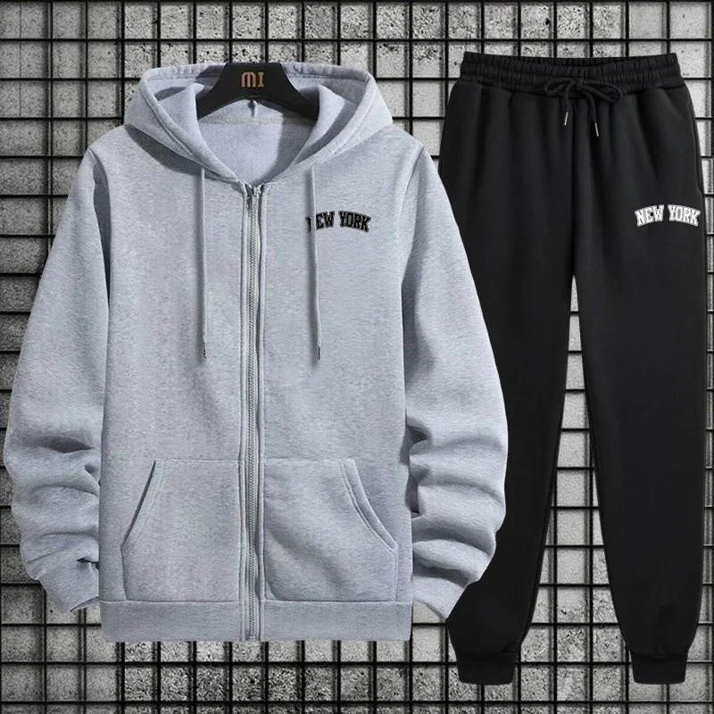 طقم رياضي رجالي عالي الجودة لر - مراجعة Mens Fashion Zip Up Hoodies وسعره
